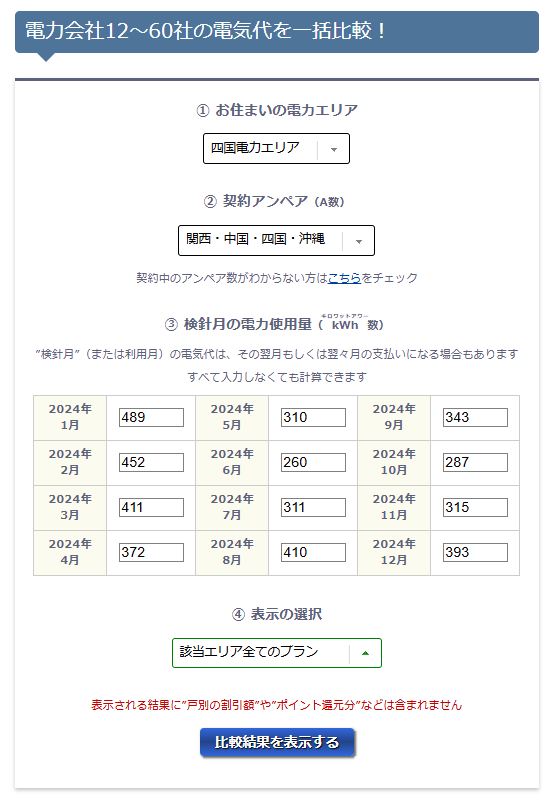 NPC電気ガス料金診断サービス