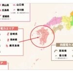 九州電力エリアの地図