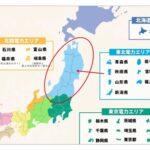 東北電力エリアの地図